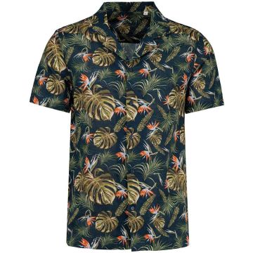 Native Spirit Short Sleeve Hawaiian Print Shirt