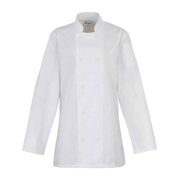 Premier Ladies Long Sleeve Chef's Jacket