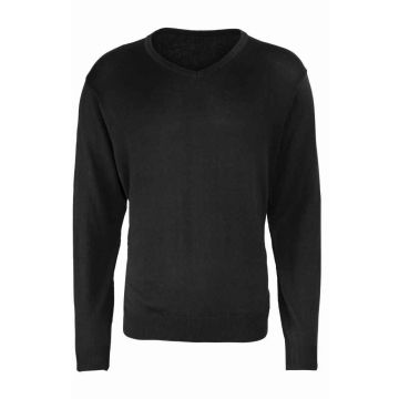 Premier Knitted Cotton Acrylic V Neck Sweater