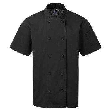 Premier Coolchecker® Short Sleeve Chef's Jacket