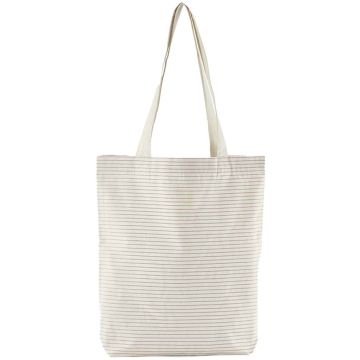 Westford Mill Striped Organic Cotton Tote Bag