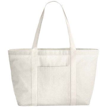 Westford Mill Striped Organic Cotton Shopper