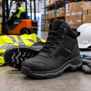 Safety footwear for warehouse operatives